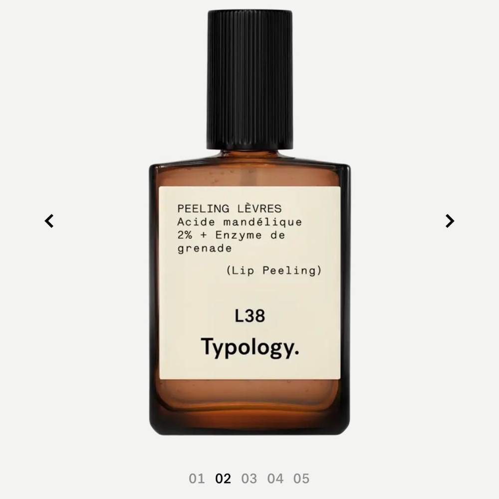 Brand new, never used Typology Exfoliating Lip Serum